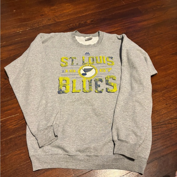 Majestic St.Louis Blues Crewneck - Picture 1 of 7